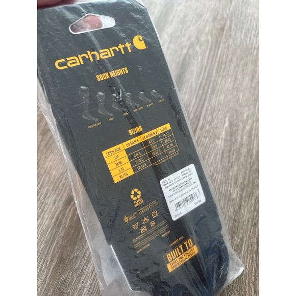 Carhartt Men's Heavyweight Merino Wool Blend Short Crew Sock XL size 12-14.5 US - Picture 3 of 4